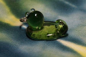 The Envy Green Duck Glass Pendant - Caliculturesmokeshop.com