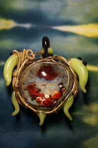 Inner Ocean Turtle Glass Pendant - Caliculturesmokeshop.com