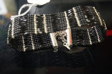 Load image into Gallery viewer, Black/Silver Glass Beaded Bracelet - Caliculturesmokeshop.com
