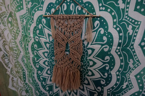 Brown Macrame Wall Hanger - Caliculturesmokeshop.com