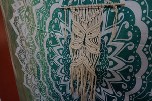 White Macrame Wall Hanger - Caliculturesmokeshop.com