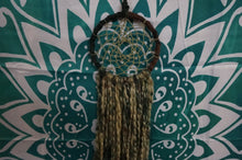 Load image into Gallery viewer, Forest Green Macrame Dream Catcher Wall Hanger - Caliculturesmokeshop.com
