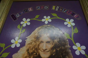 Robert Plant Led Zeppelin in Wooden Frame - Caliculturesmokeshop.com